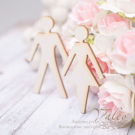 Чіпборд Valeo Людини 26*47мм V1906