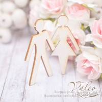 Чипборд Valeo Человечки 26*47мм V1906