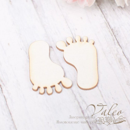 Чипборд Valeo набор Ножки 2шт 22*25мм V1912