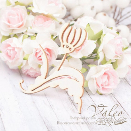 Чіпборд Valeo Квіточка 64*68мм V1915