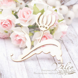 Чіпборд Valeo Квіточка 64*68мм V1915