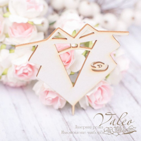 Чипборд Valeo Пиджак 69*66мм V1920