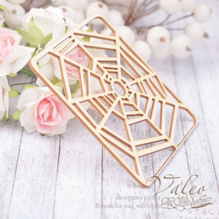 Чіпборд Valeo фон Павутина 74*75мм V1921