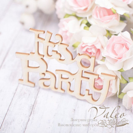 Чіпборд Valeo It's a party 68*48мм V1922