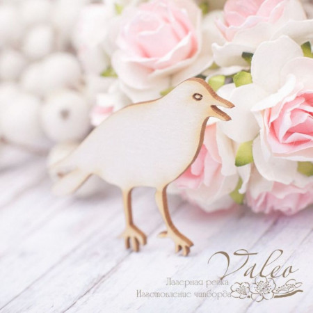 Чипборд Valeo Птица 48*41мм V1934