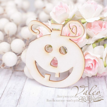 Чипборд Valeo Тыква 50*58мм V1937