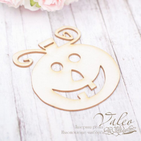 Чипборд Valeo Тыква 50*58мм V1937