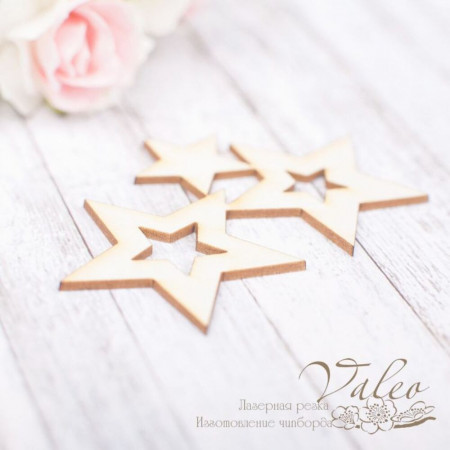 Чіпборд Valeo фон Зірки 46*60мм V1941