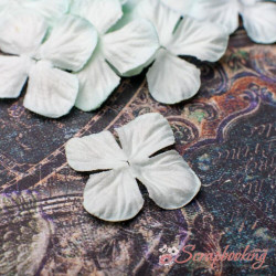 Набір кольорів гортензія 2,5см аквамарин, 10шт