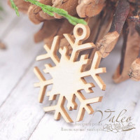 Чіпборд Valeo Сніжинка 28*32мм V1985