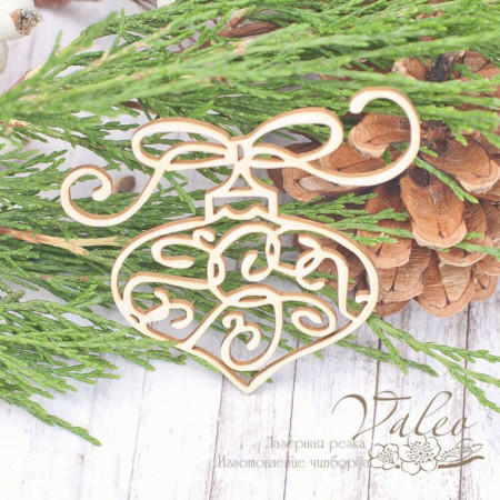 Чіпборд Valeo Ялинкова іграшка 74*73мм V1967