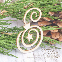 Чіпборд Valeo Ялинкова іграшка 47*68мм V1964