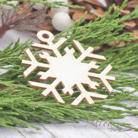 Чіпборд Valeo Сніжинка 57*65мм V1963