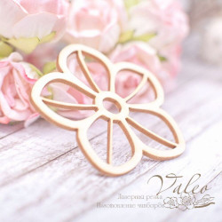 Чіпборд Valeo Квіточка 47*45мм V1989