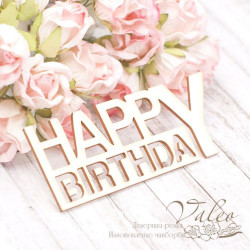 Чіпборд Valeo Happy Birthday 81*32мм V2018