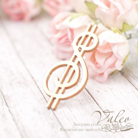 Чіпборд Valeo Долар 18*41мм V2021