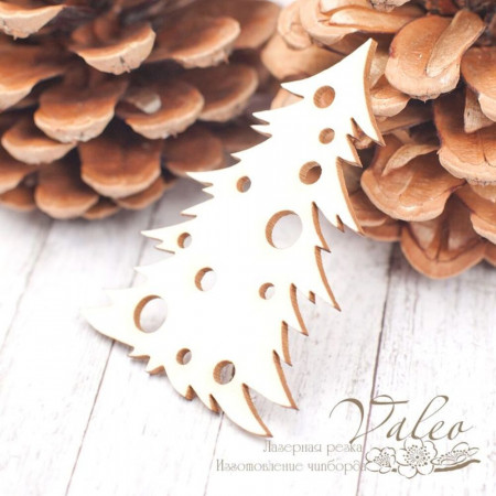 Чіпборд Valeo Ялинка 40*55мм V2036