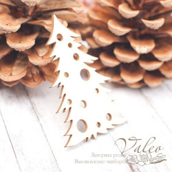 Чіпборд Valeo Ялинка 40*55мм V2036