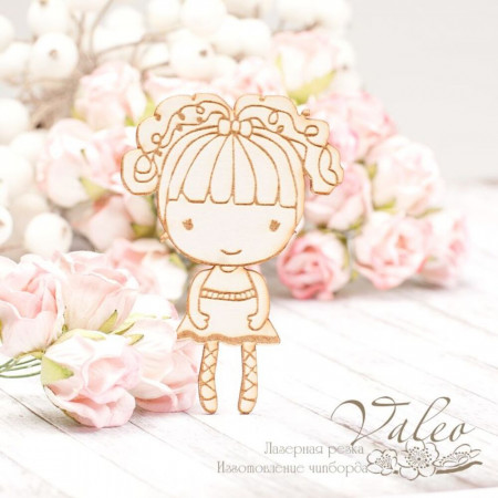 Чіпборд Valeo Дівчинка 50*74мм V2056