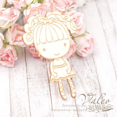 Чіпборд Valeo Дівчинка 50*74мм V2056