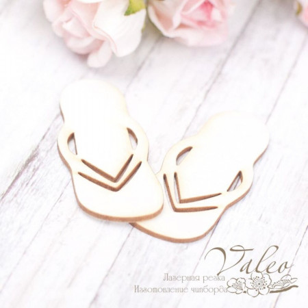 Чіпборд Valeo набір Тапки 2шт 20*43мм V2063