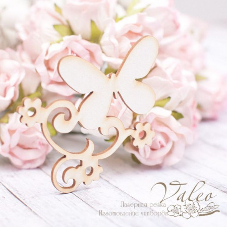 Чіпборд Valeo Метелик 54*44мм V2066