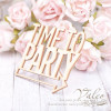 Чіпборд Valeo Time to Party 47*45мм V2073