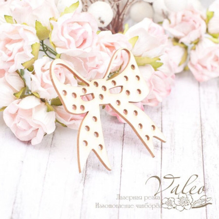 Чіпборд Valeo Бантік 56*54мм V2076