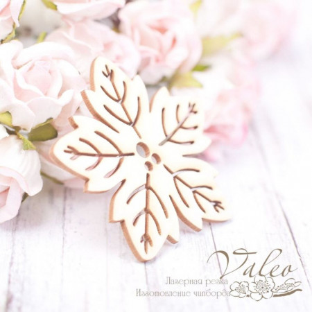 Чіпборд Valeo Квітка 47*45мм V2078