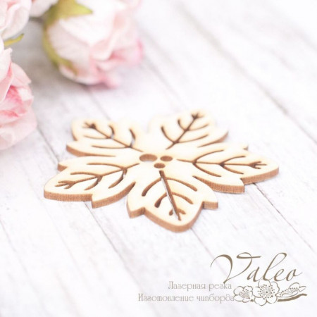 Чіпборд Valeo Квітка 47*45мм V2078