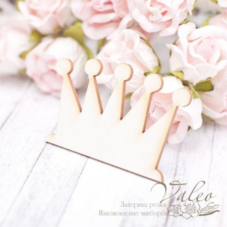 Чипборд Valeo Корона 48*31мм V2079