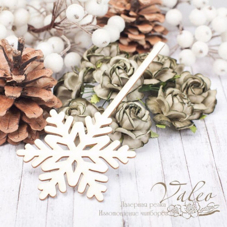 Чіпборд Valeo Сніжинка 64*138мм V2142