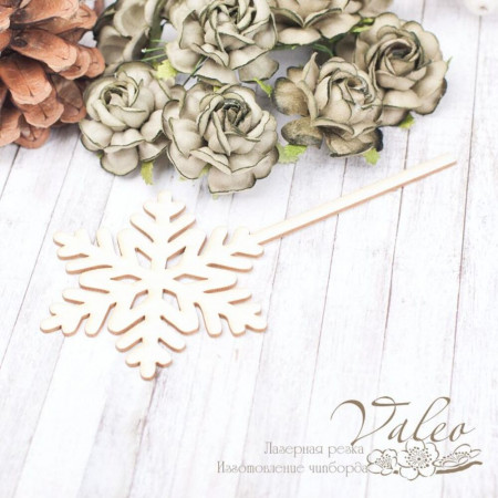 Чіпборд Valeo Сніжинка 64*138мм V2142