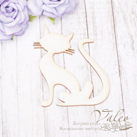 Чіпборд Valeo Котик 51*64мм V2146