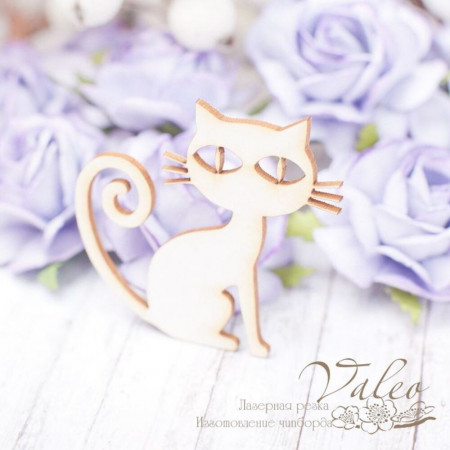 Чіпборд Valeo Котик 46*44мм V2148