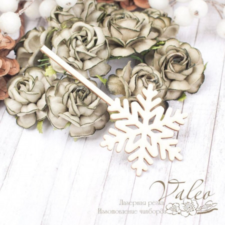 Чіпборд Valeo Сніжинка 45*98мм V2157