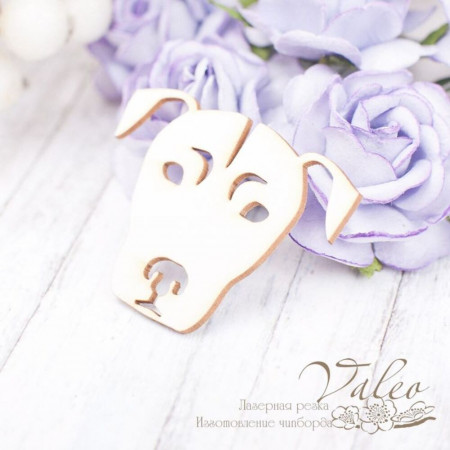 Чіпборд Valeo Мордочка собаки 45*35мм V2160