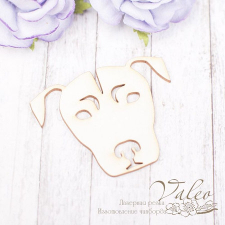 Чіпборд Valeo Мордочка собаки 45*35мм V2160