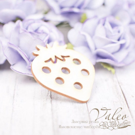 Чіпборд Valeo Полуничка 32*37мм V2161