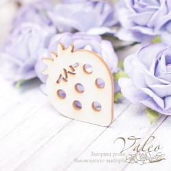 Чіпборд Valeo Полуничка 32*37мм V2161