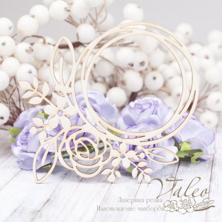 Чіпборд Valeo Квіткова рамка 92*96мм V2187