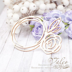 Чіпборд Valeo Квіткова рамка 92*67мм V2189