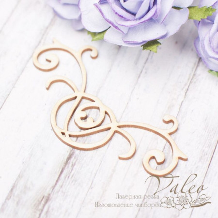 Чіпборд Valeo Завиток 55*52мм V2191