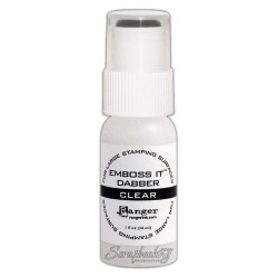 Чорнило для гарячого ембоссінга Ranger Emboss It Dabber Clear, 34мл 