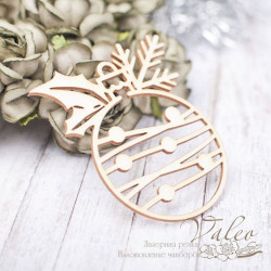 Чіпборд Valeo Ялинкова куля 51*59мм V2246