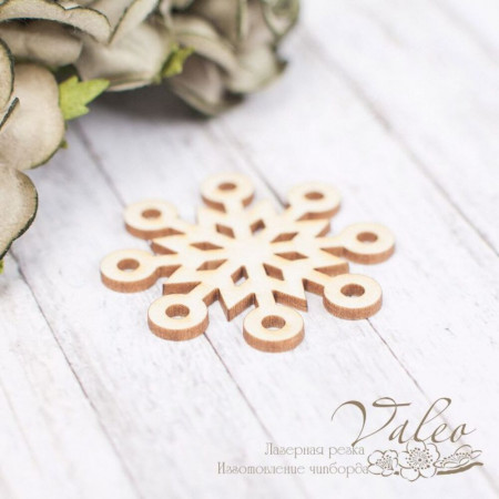 Чіпборд Valeo Сніжинка 35*35мм V2262