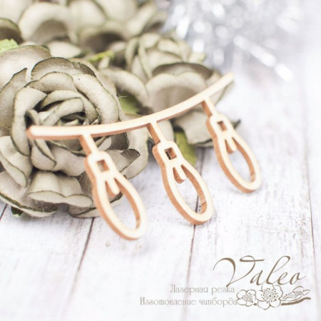 Чіпборд Valeo Підвіска ліхтарики 59*27мм V2267