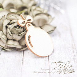 Чіпборд Valeo Ялинкова куля 25*39мм V2270