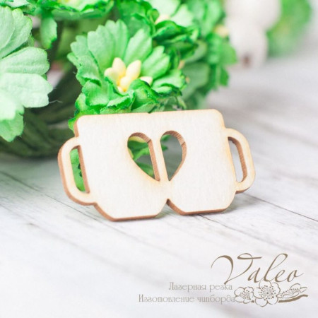 Чіпборд Valeo Чашки 35*18мм V2302