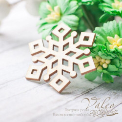 Чіпборд Valeo Сніжинка 31*36мм V2307